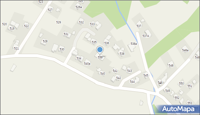 Domaradz, Domaradz, 539, mapa Domaradz