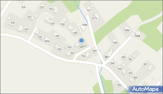 Domaradz, Domaradz, 543, mapa Domaradz
