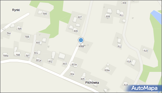 Domaradz, Domaradz, 606a, mapa Domaradz