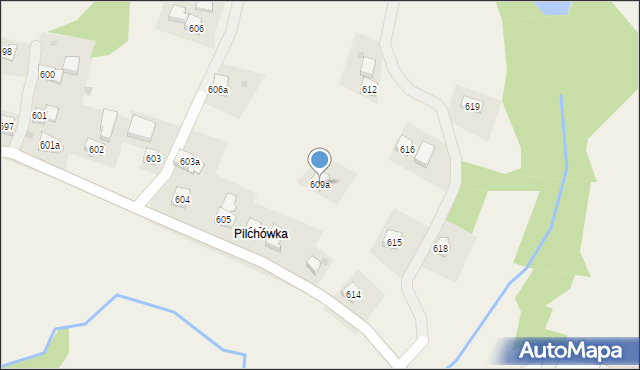 Domaradz, Domaradz, 609a, mapa Domaradz