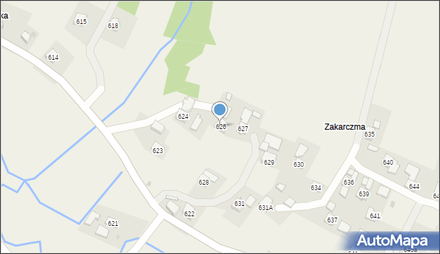 Domaradz, Domaradz, 626, mapa Domaradz