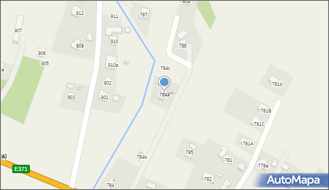 Domaradz, Domaradz, 784a, mapa Domaradz