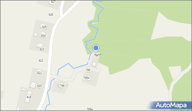 Domaradz, Domaradz, 794, mapa Domaradz