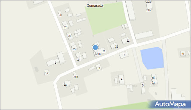 Domaradz, Domaradz, 23c, mapa Domaradz