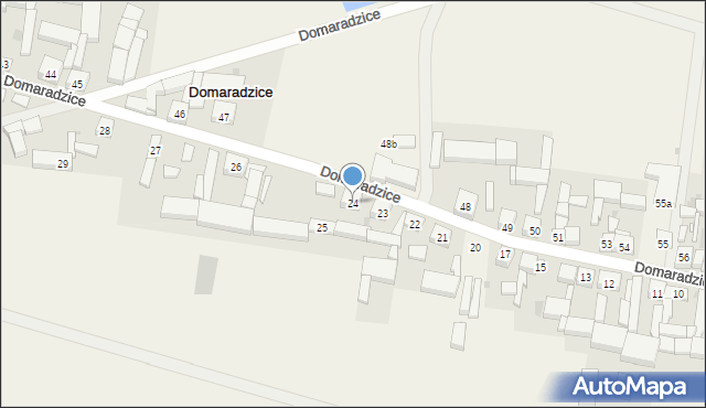 Domaradzice, Domaradzice, 24, mapa Domaradzice