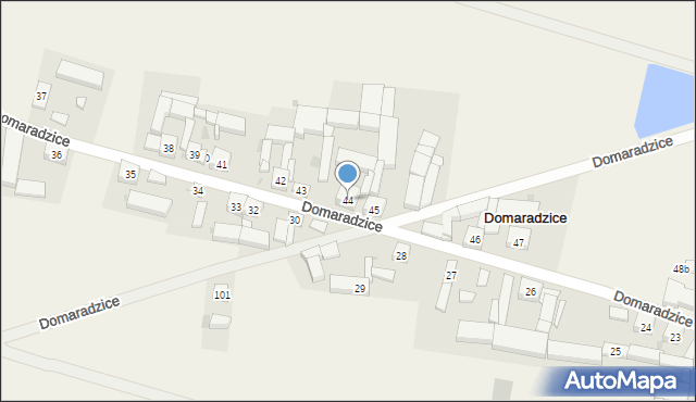 Domaradzice, Domaradzice, 44, mapa Domaradzice