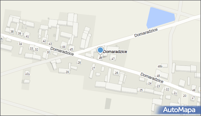 Domaradzice, Domaradzice, 46, mapa Domaradzice