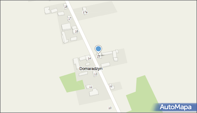 Domaradzyn, Domaradzyn, 15, mapa Domaradzyn