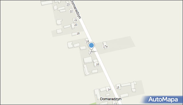 Domaradzyn, Domaradzyn, 17, mapa Domaradzyn