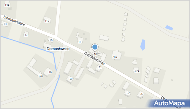 Domasławice, Domasławice, 20, mapa Domasławice