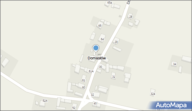 Domasłów, Domasłów, 63, mapa Domasłów