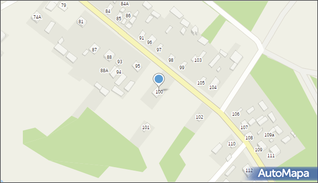 Domaszew, Domaszew, 100, mapa Domaszew