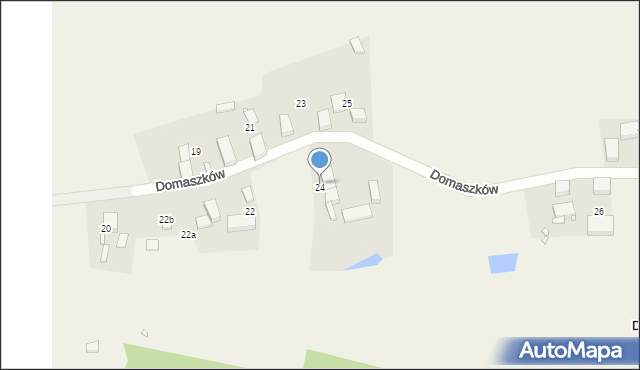 Domaszków, Domaszków, 24, mapa Domaszków