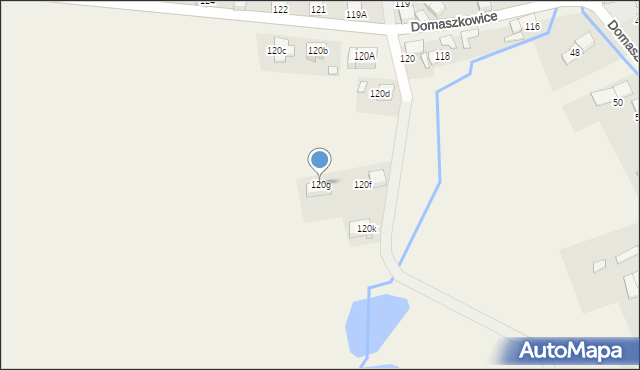 Domaszkowice, Domaszkowice, 120g, mapa Domaszkowice