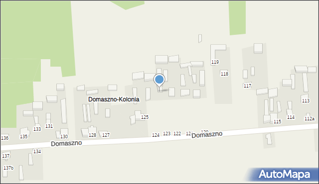 Domaszno, Domaszno, 123, mapa Domaszno