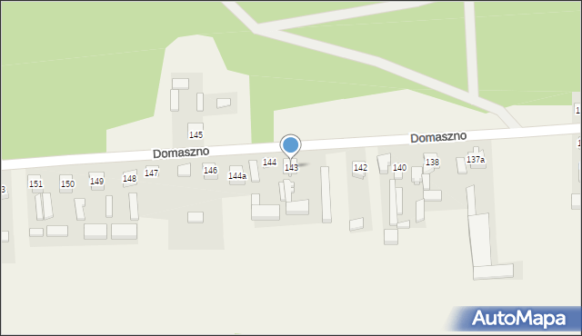 Domaszno, Domaszno, 143, mapa Domaszno