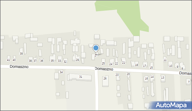 Domaszno, Domaszno, 27, mapa Domaszno