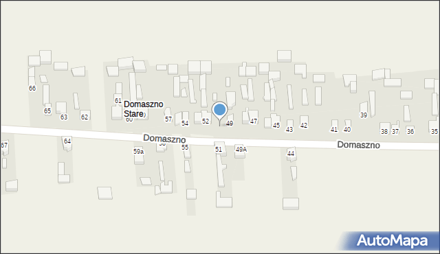 Domaszno, Domaszno, 50, mapa Domaszno