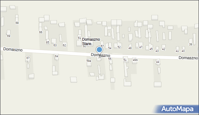 Domaszno, Domaszno, 58, mapa Domaszno