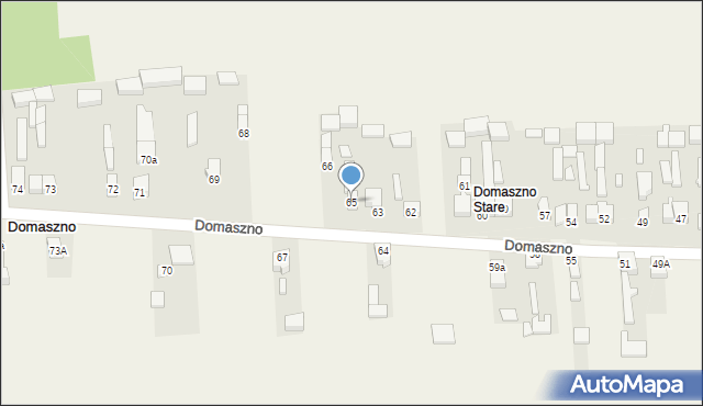 Domaszno, Domaszno, 65, mapa Domaszno