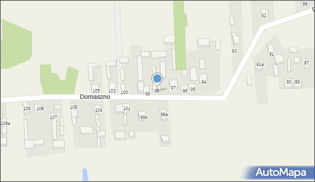 Domaszno, Domaszno, 98, mapa Domaszno