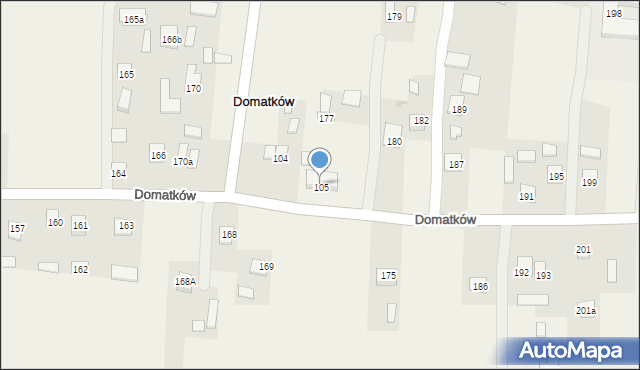 Domatków, Domatków, 177a, mapa Domatków