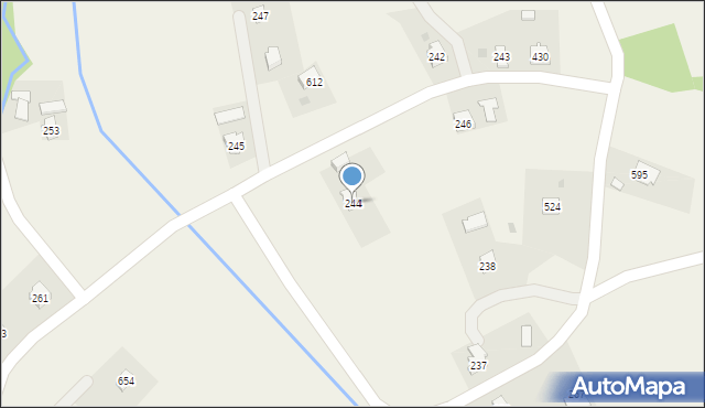 Dominikowice, Dominikowice, 244, mapa Dominikowice