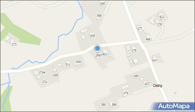 Dominikowice, Dominikowice, 275, mapa Dominikowice