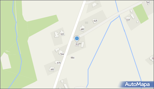 Dominikowice, Dominikowice, 311, mapa Dominikowice