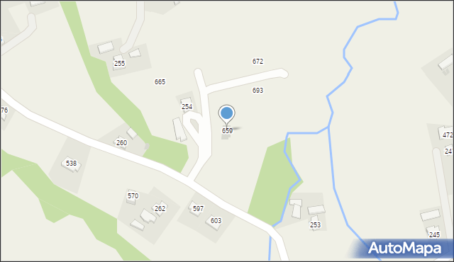 Dominikowice, Dominikowice, 659, mapa Dominikowice