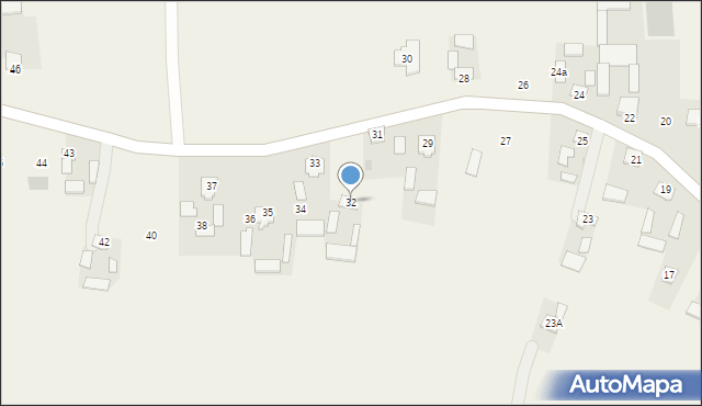 Dominów, Dominów, 32, mapa Dominów