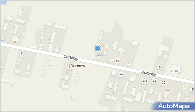 Dorbozy, Dorbozy, 17, mapa Dorbozy