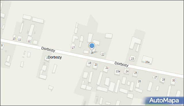 Dorbozy, Dorbozy, 18, mapa Dorbozy
