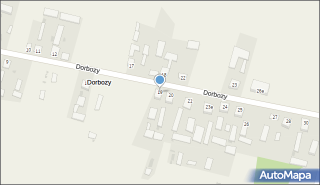 Dorbozy, Dorbozy, 19, mapa Dorbozy