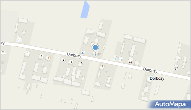 Dorbozy, Dorbozy, 8, mapa Dorbozy