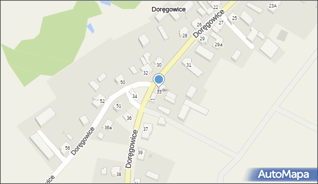 Doręgowice, Doręgowice, 33, mapa Doręgowice