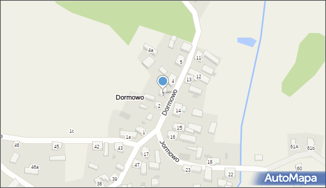 Dormowo, Dormowo, 3, mapa Dormowo