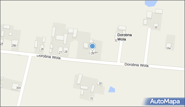 Dorobna Wola, Dorobna Wola, 29, mapa Dorobna Wola