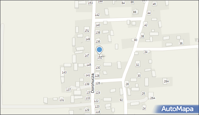 Dorohucza, Dorohucza, 132, mapa Dorohucza