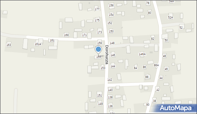 Dorohucza, Dorohucza, 155, mapa Dorohucza