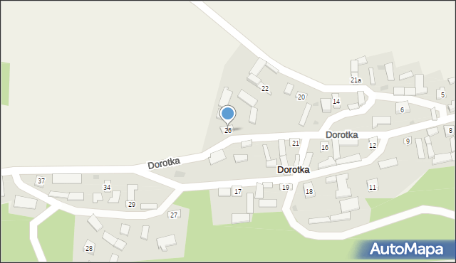 Dorotka, Dorotka, 26, mapa Dorotka