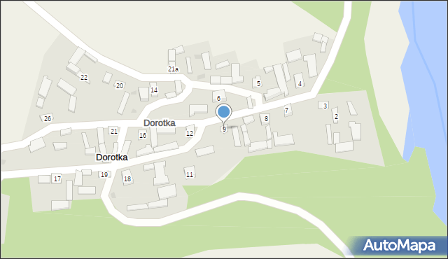 Dorotka, Dorotka, 9, mapa Dorotka
