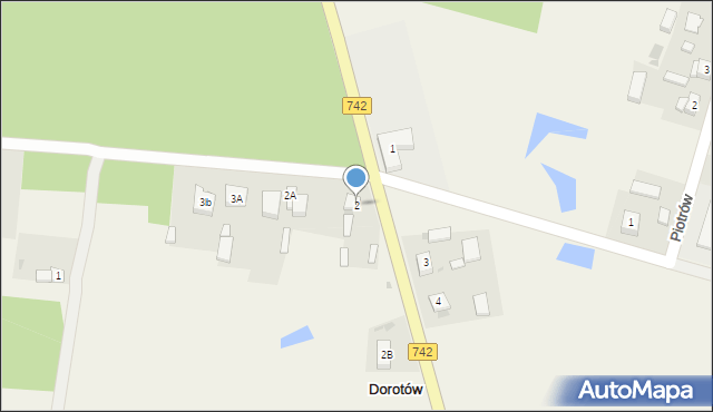 Dorotów, Dorotów, 2, mapa Dorotów