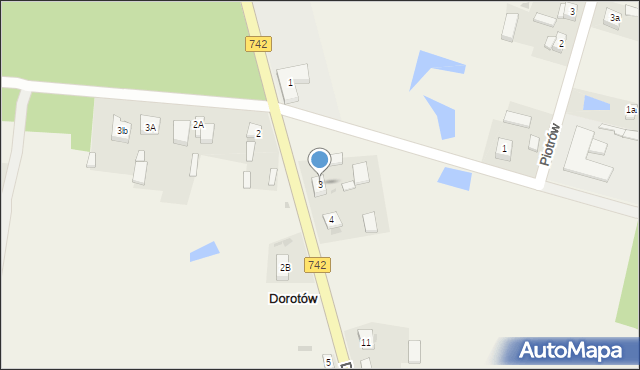 Dorotów, Dorotów, 3, mapa Dorotów