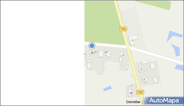 Dorotów, Dorotów, 3A, mapa Dorotów