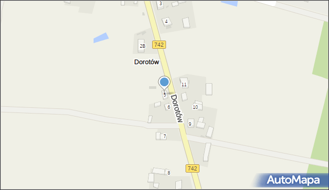 Dorotów, Dorotów, 5, mapa Dorotów