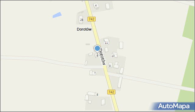 Dorotów, Dorotów, 6, mapa Dorotów