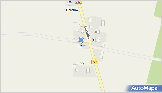 Dorotów, Dorotów, 7, mapa Dorotów