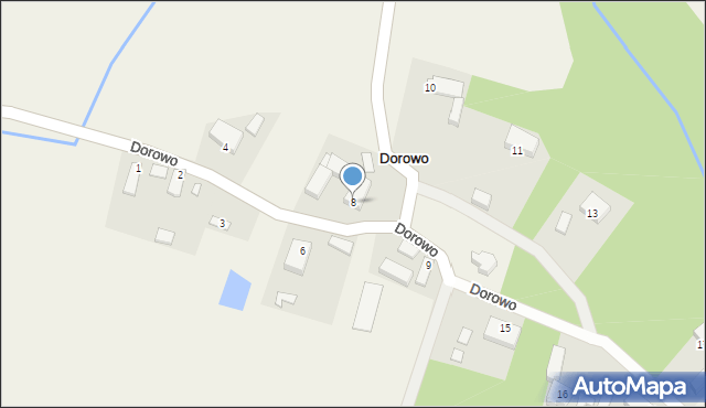 Dorowo, Dorowo, 8, mapa Dorowo