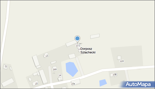 Dorposz Szlachecki, Dorposz Szlachecki, 12, mapa Dorposz Szlachecki